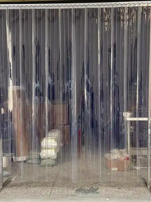 2022新款夏季防蚊虫苍蝇家用软门帘厨房透明pvc塑料水晶帘隔断挡风皮