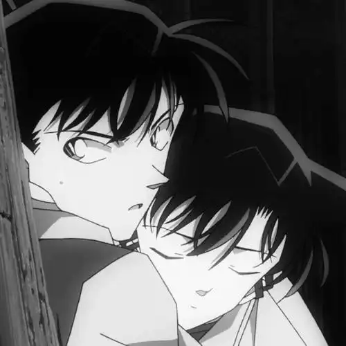 工藤新一 毛利兰 新一小兰的情头蜡