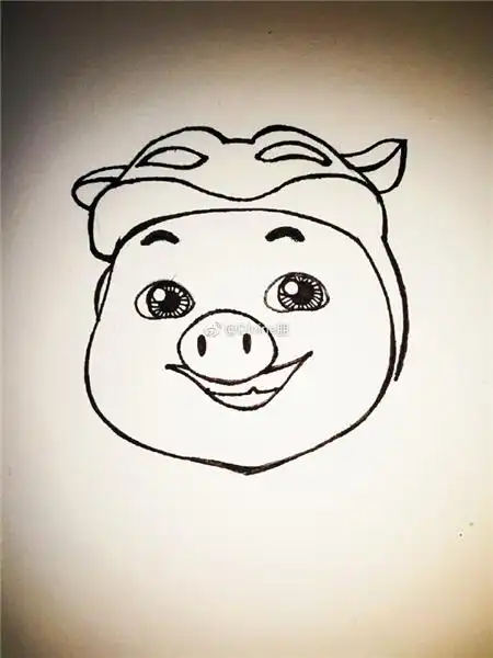 怎么画猪猪侠简笔画一步一步教你画猪猪侠