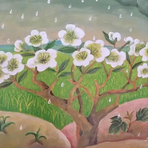 春雨简笔画幼儿园