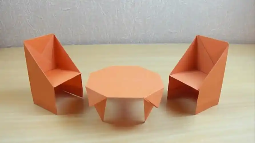 怎么用纸折小桌子
