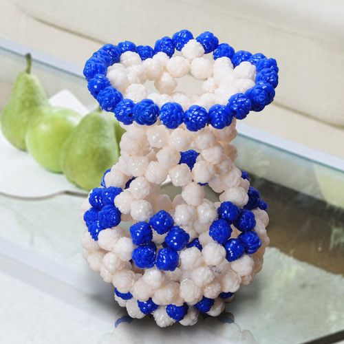 串珠花瓶材料包散珠手工diy编织大口玫瑰创意制作客厅饰品摆件