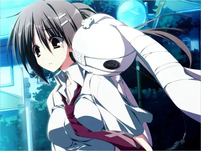 某天,水上由岐看见天上掉下的毛绒玩具.