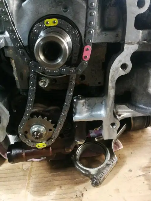 丰田凯美瑞发动机安装图有没有正时图彩色的