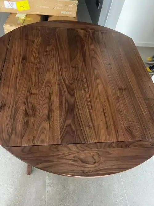 卖家说正常的,但是我感觉好像有点问题,是正常的么#胡桃木家具