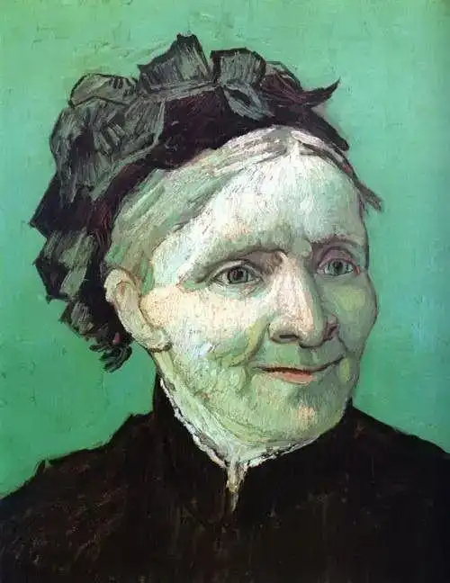 凡高母亲的肖像梵高油画作品