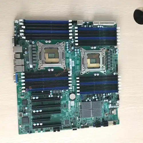 超微x9dri主板c602芯片组2011针双路2600v1/v2工作站游戏多开主机