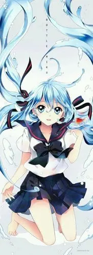 水初音水miku蓝色系