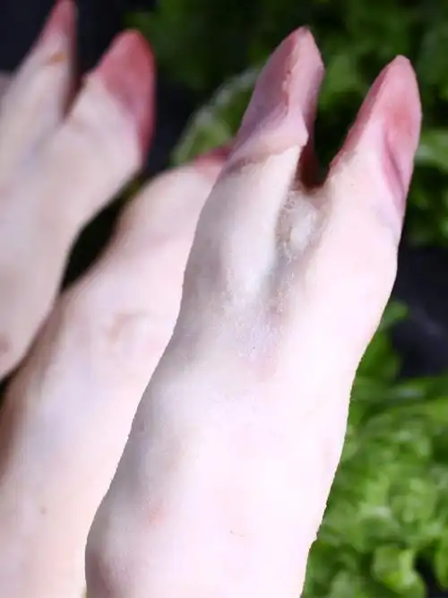 羊蹄新鲜蹄子冷冻带筋杀生清真现货山羊羊脚其它