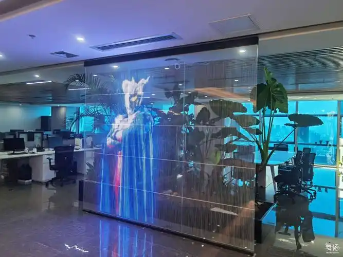 led高清超薄透明玻璃屏广告屏舞台屏