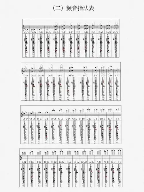 长笛指法表05
