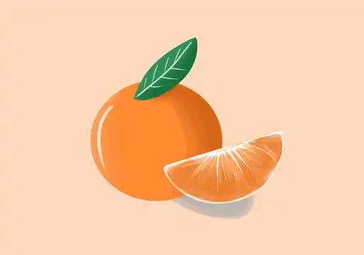 手绘橘子设计图__自然风光_自然景观_设计图库_昵图网nipic.com