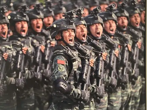 朱日和阅兵战士