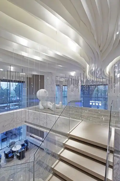 ehd易和设计丨都会钱塘销售展示中心:新现代主义邂逅自然浪漫