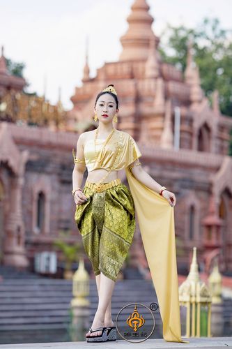 傣王妃服饰泰国时尚传统傣族泼水节盛装夏季抹胸民族服装