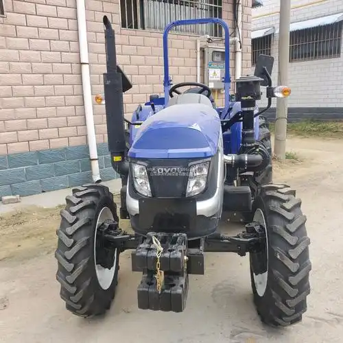雷沃704中型拖拉机 水旱两用轮胎 密封性前桥 配置丰富强压多路阀梭式