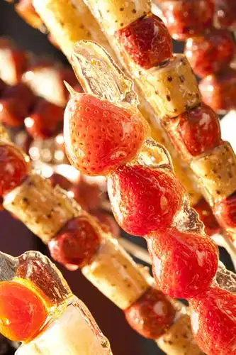 草莓,静物,水果,北京,中国,亚洲,丰富,美味,食品,饮品,串,小吃,饮食