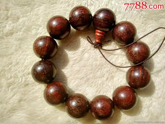 血檀18mm金星佛珠木手串-价格:38元-se86979341-其他木手串/佛珠-零售