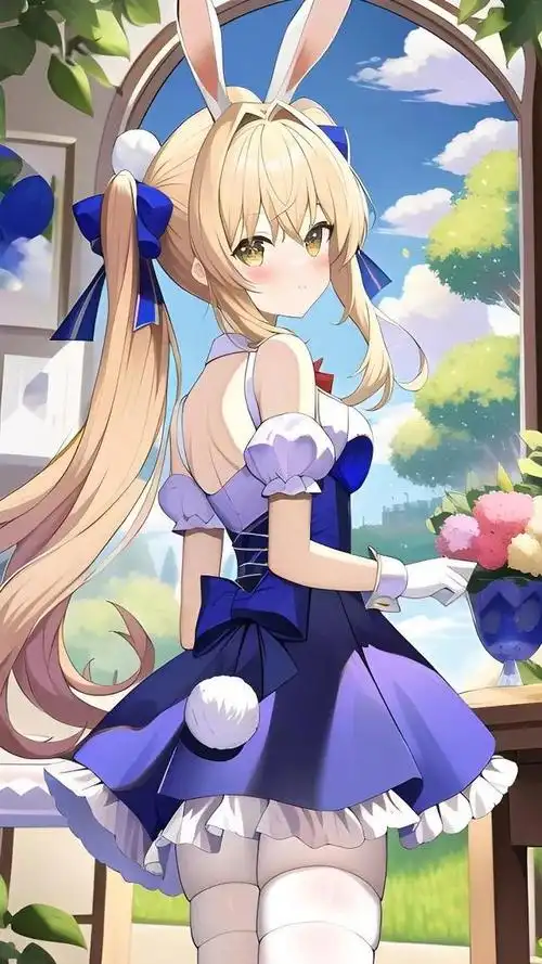 ai绘画,兔兔美少女,二次元动漫美女壁纸合集_网易订阅