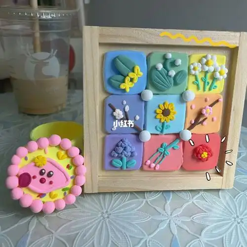 超轻粘土相框画