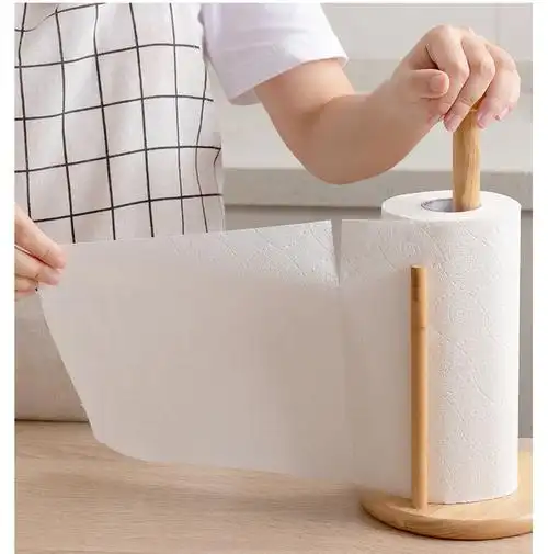 65节*12卷双层厨房用纸擦手纸一次性懒人抹布卷纸吸油纸厨房纸巾