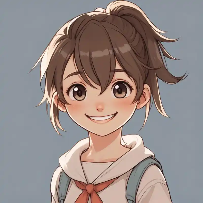 超萌小学生女生卡通头像 哇～这些超级可爱的小学生女生卡通头像,是不