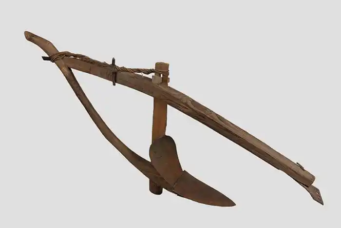 藏品-传统农具-耕地整地工具-犁 - 全国农业展览馆(中国农业博物馆)