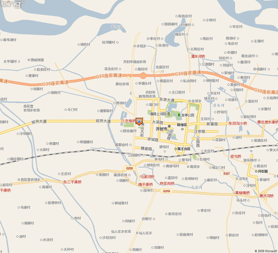 最新开封市交通地图