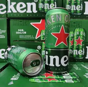 heineken 喜力啤酒 拉罐啤酒听装500ml*24听(整箱价)