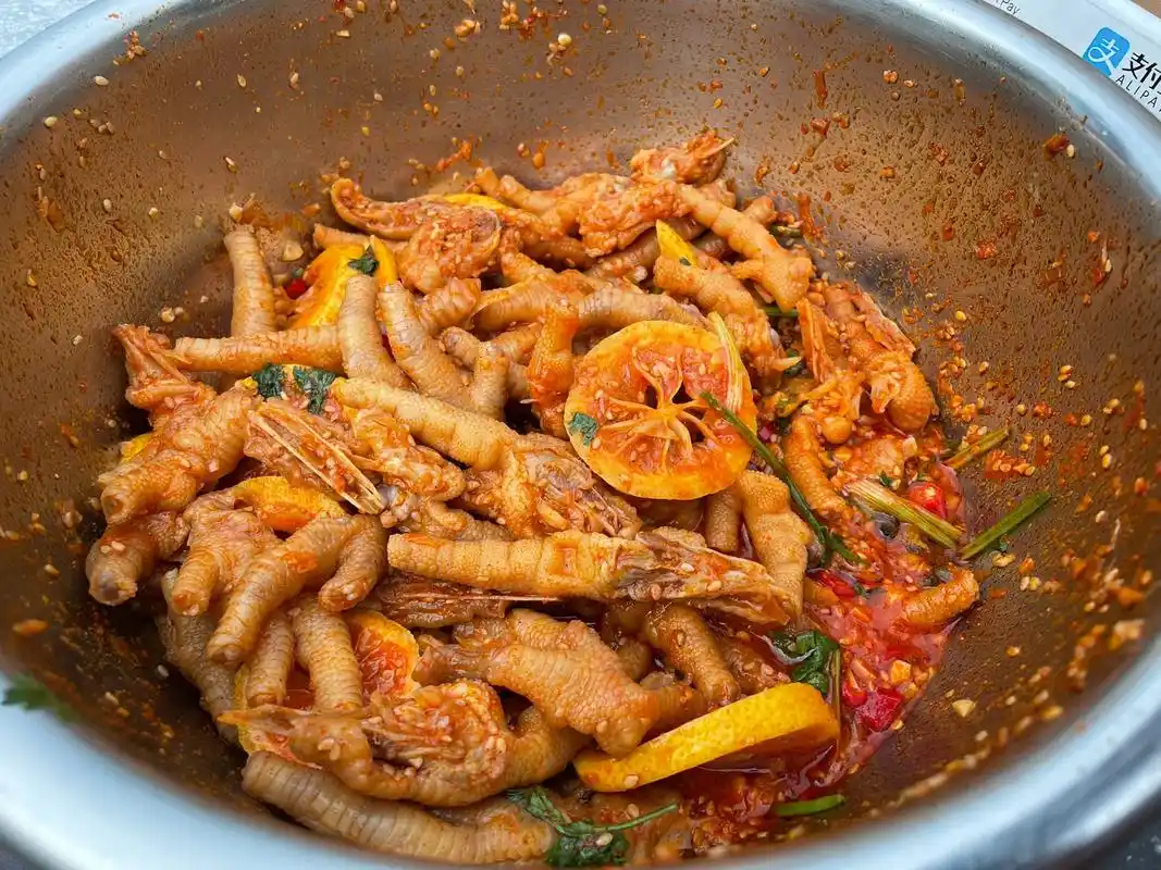 酸辣柠檬鸡爪 #真材实 - 抖音