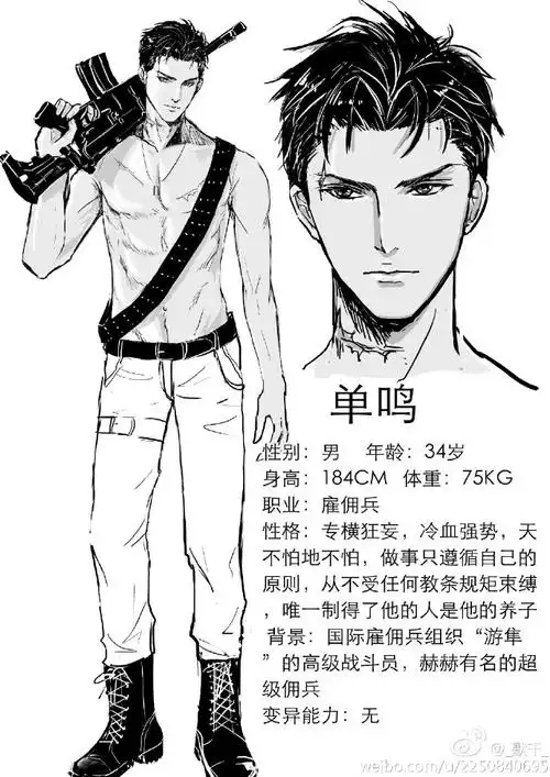 寒武再临#接着上次丛夏小分队龙血人战队的人设也终于画出来啦