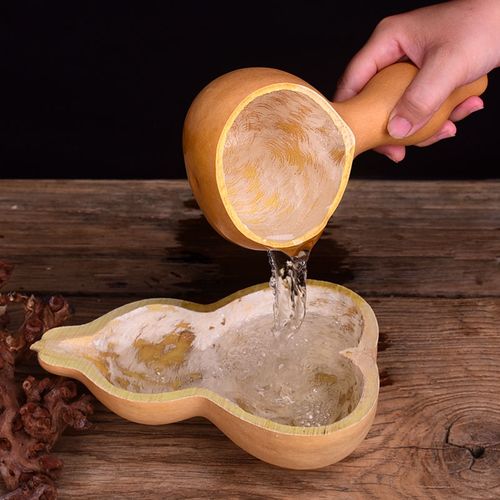 天然大小葫芦瓢茶水瓢舀子浇花脸谱厨房勺合卺酒道具果