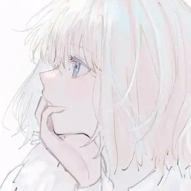 超火清冷干净风动漫女头冷色调高冷动漫女生头像
