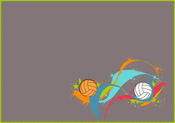 排球或手球,抽象彩色排球或手球背景与空间