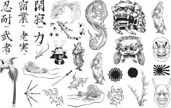 中国文化手绘图