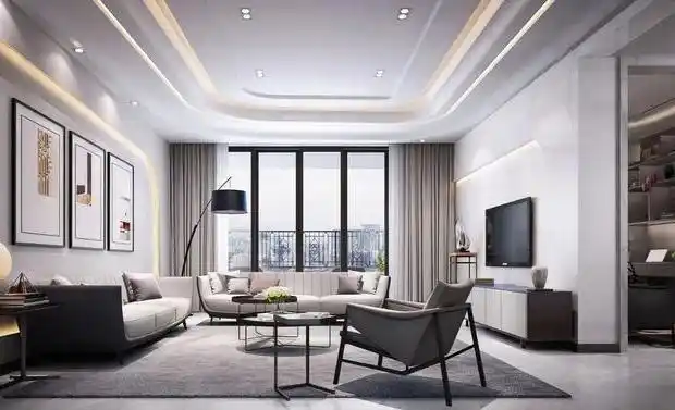 客厅吊顶所安装的灯带,如果纯粹从安装以后所展现出来的效果上来说