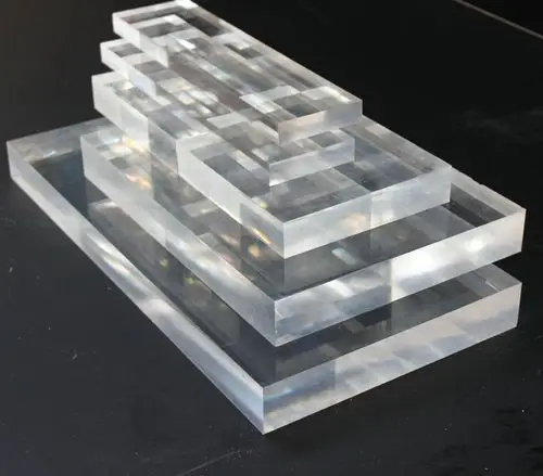 高透明彩色亚克力板 有机玻璃水晶吸塑板30mm厚透明亚克力板