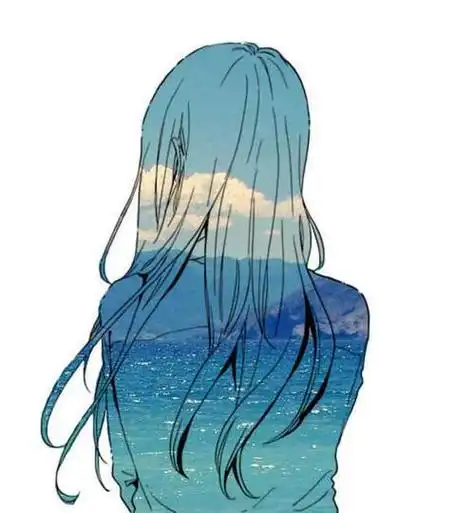 头像女生唯美背影花漫画