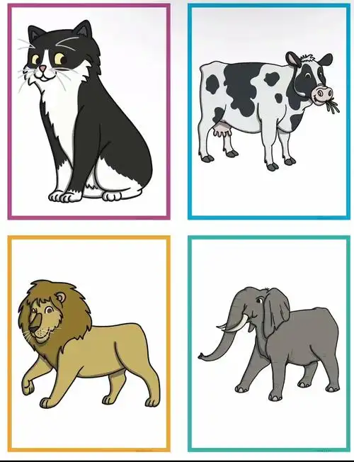 认知小动物找尾巴