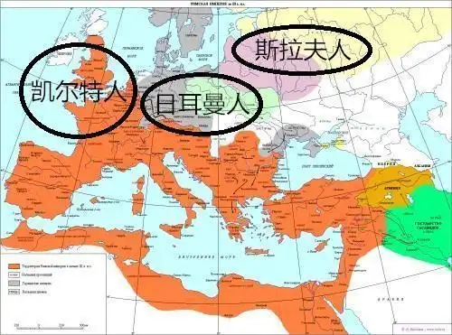 这些白色人种后来分成了其他种族,比如日耳曼人,雅利安人,斯拉夫人