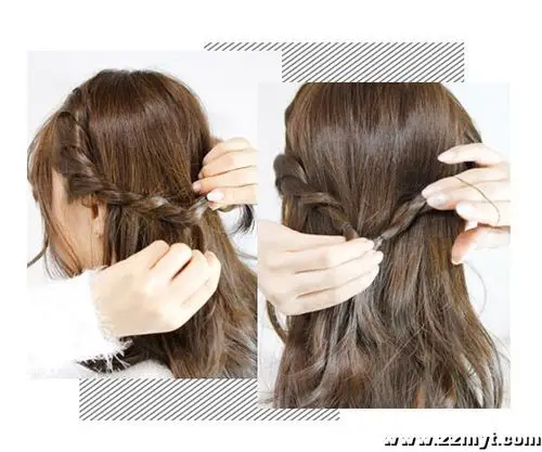 69 [发型师网络顾问] 69 =居家打理教学= 69 甜美的蝴蝶结扎发