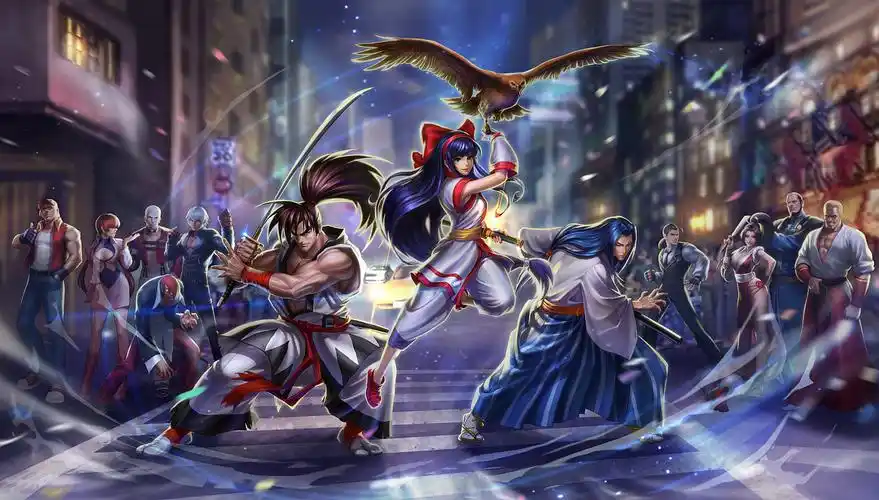 拳侍争霸拳皇vs侍魂人物对战海报揭晓