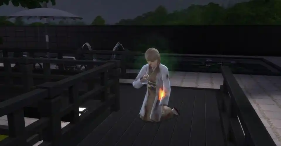 没想到直接就通知我小人被烧死了我……#@&%$本来我看着她做饭就已经