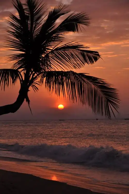 三亚的日出与日落