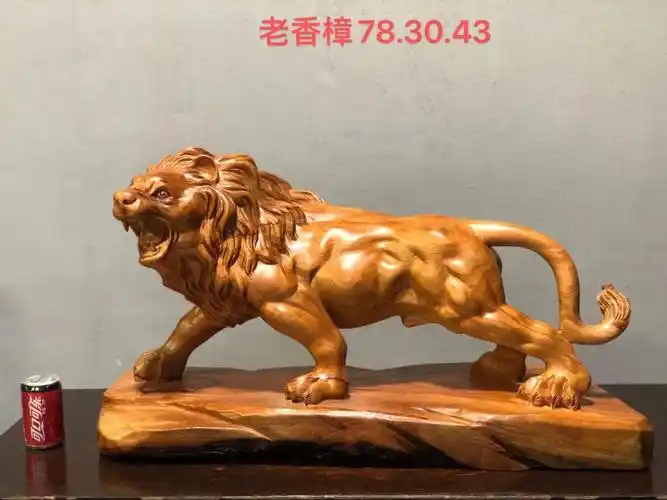 地位狮子具有镇宅保平安,招财纳福的说法,风水吉祥摆件#工艺品摆件