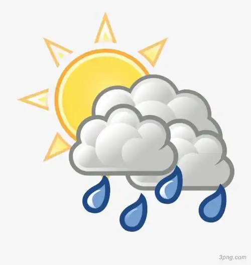 太阳雨太阳雨图标太阳雨天气图标太阳乌云雨滴太阳太阳光太阳能卡通