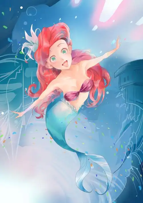 美人鱼|插画|艺术插画|白魂小白_spirit - 原创作品 - 站酷 (zcool)