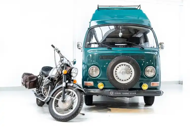 绿色1971大众volkswagent2highroof房车