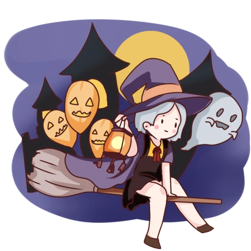 女巫万圣节图片大全