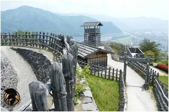 長野県の荒砥城▲春日山城复原模型被认为难以攻克的名将上杉謙信的